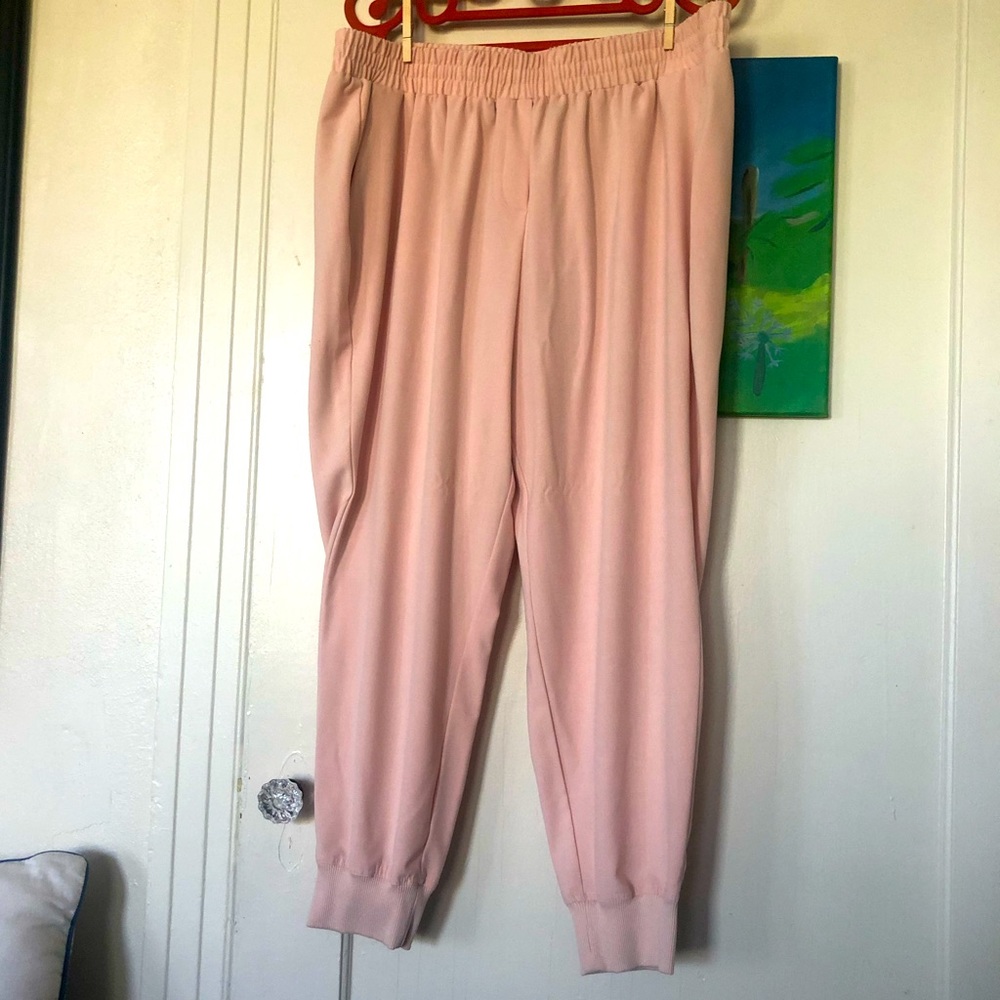 Pink Lane Bryant Dressy Joggers